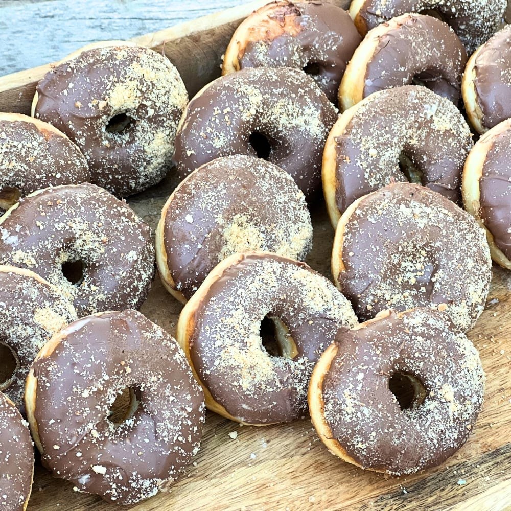 Rustic candy bar βάπτισης για αγόρι