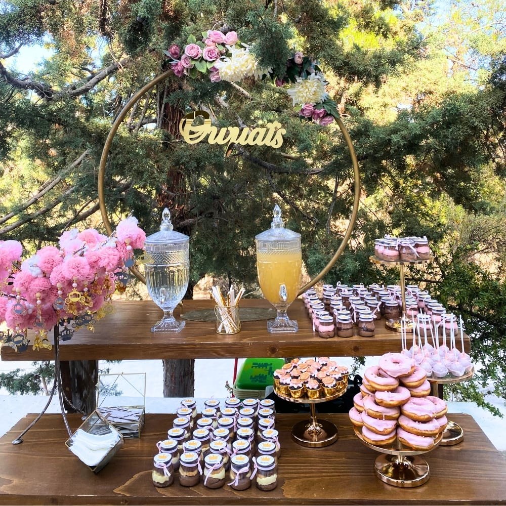 Candy bar βάπτισης για κορίτσι