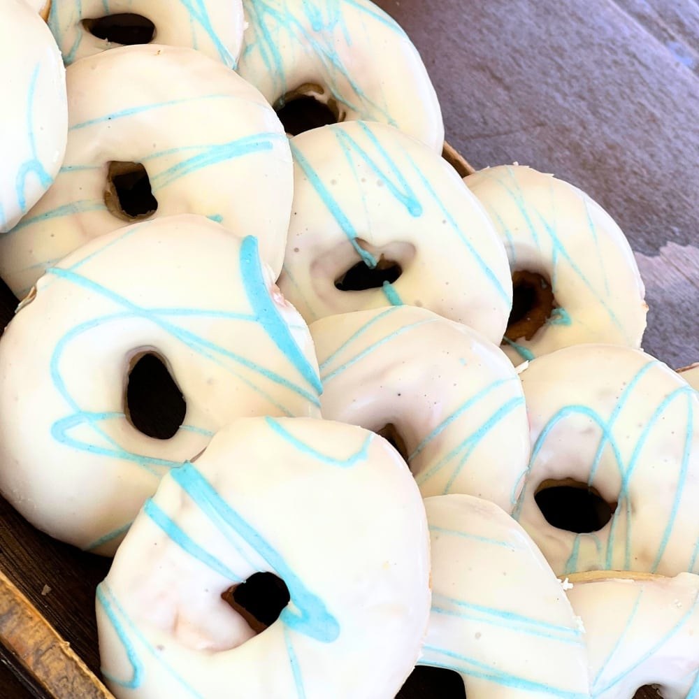 Candy bar βάπτισης για αγόρι με θέμα το αρκουδάκι