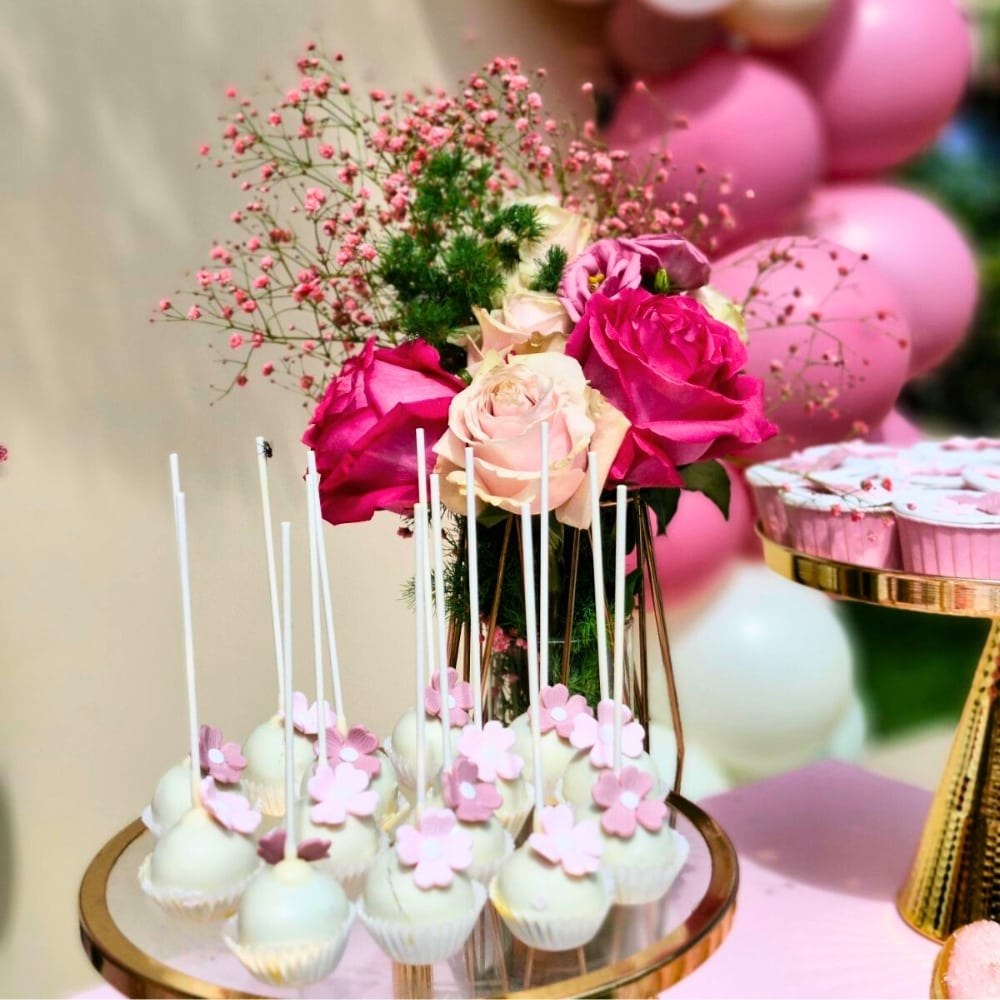 Candy bar βάπτισης για κορίτσι με θέμα την πεταλούδα