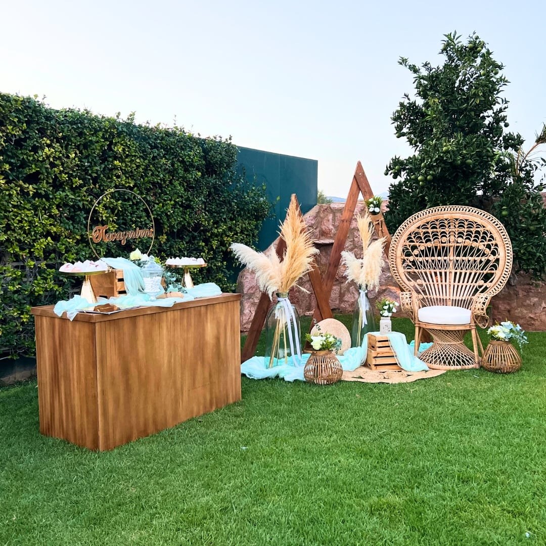 Elegant και boho Candy bar γάμου και βάπτισης