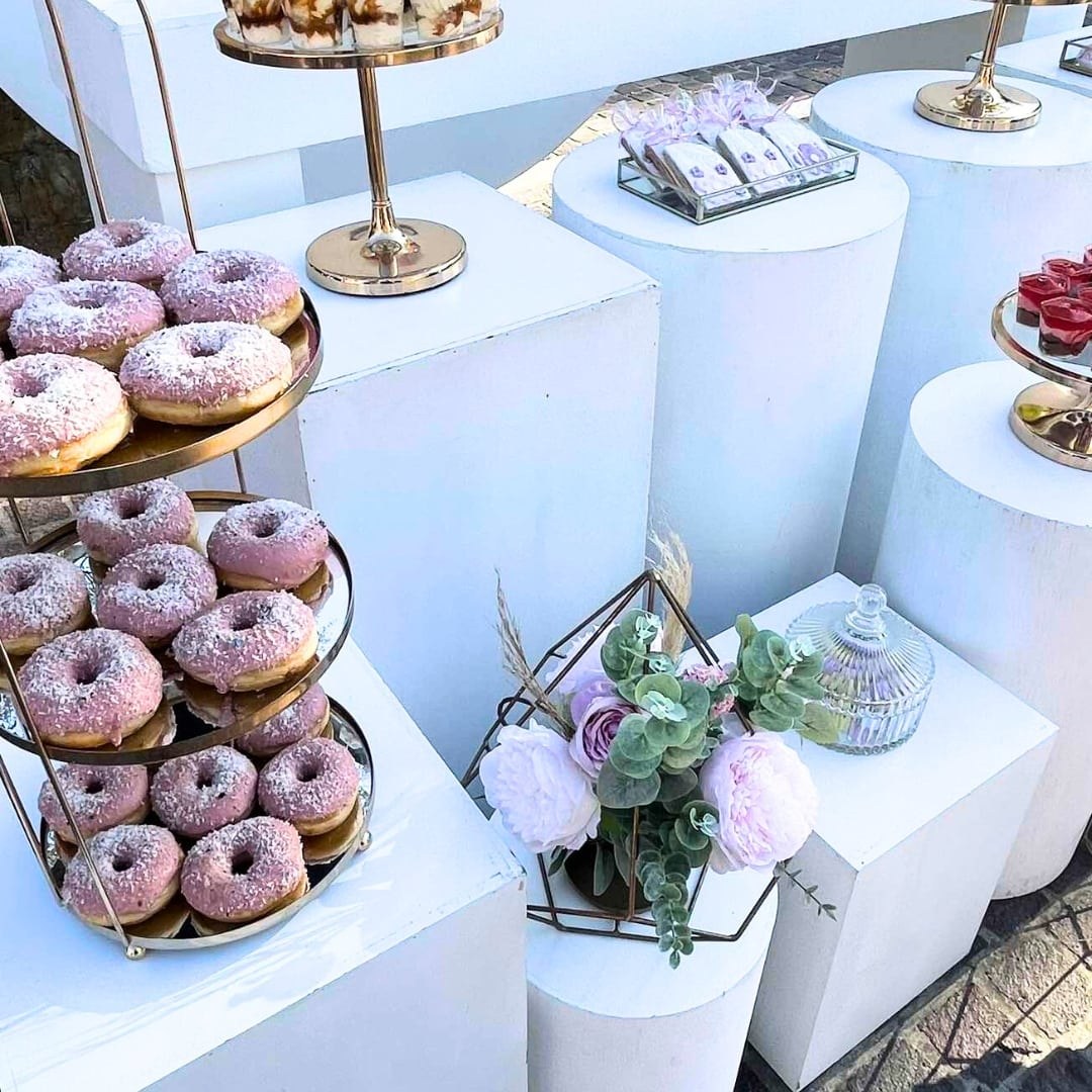 Candy bar βάπτισης για κορίτσι με μπαλόνια