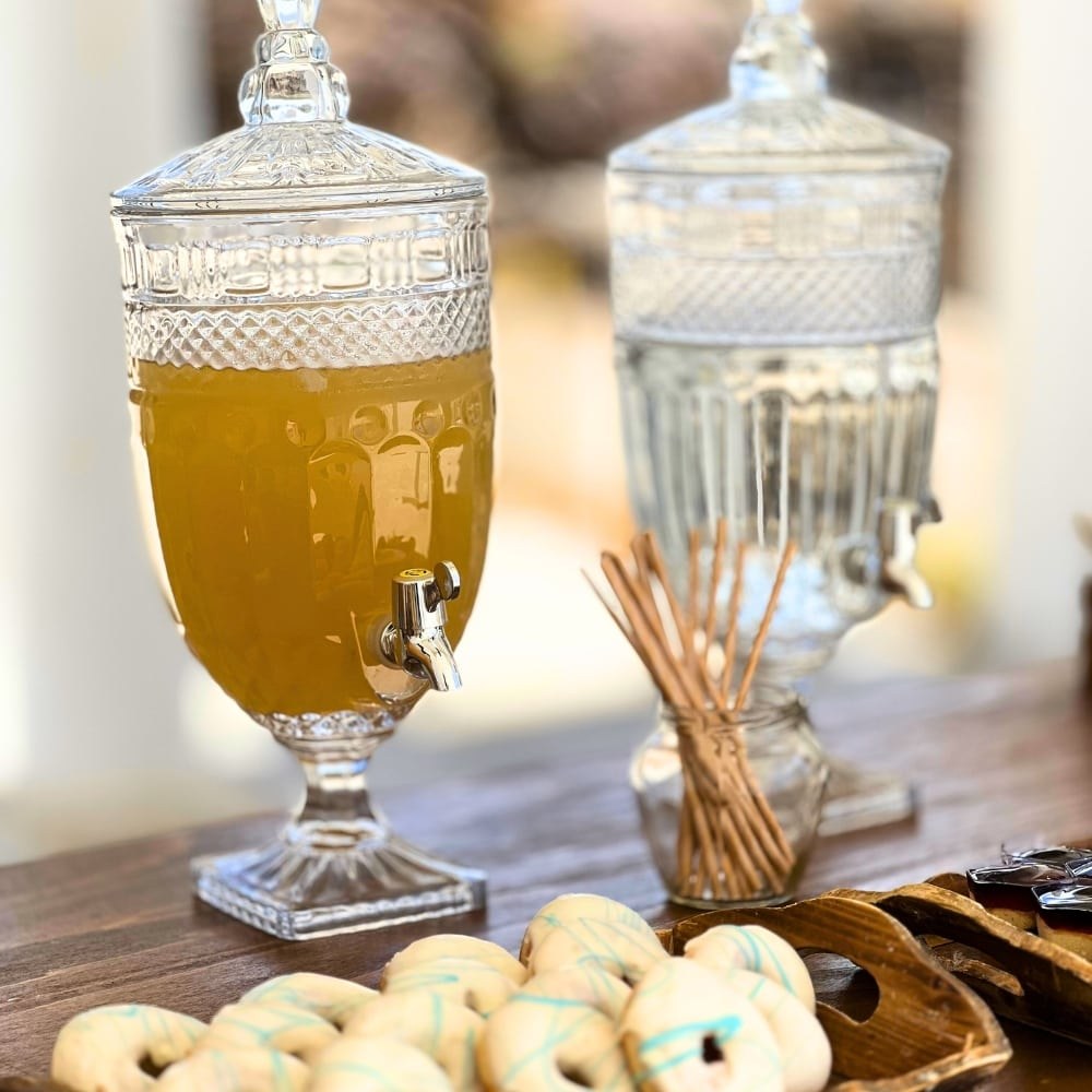 Candy bar βάπτισης για αγόρι με θέμα το αρκουδάκι