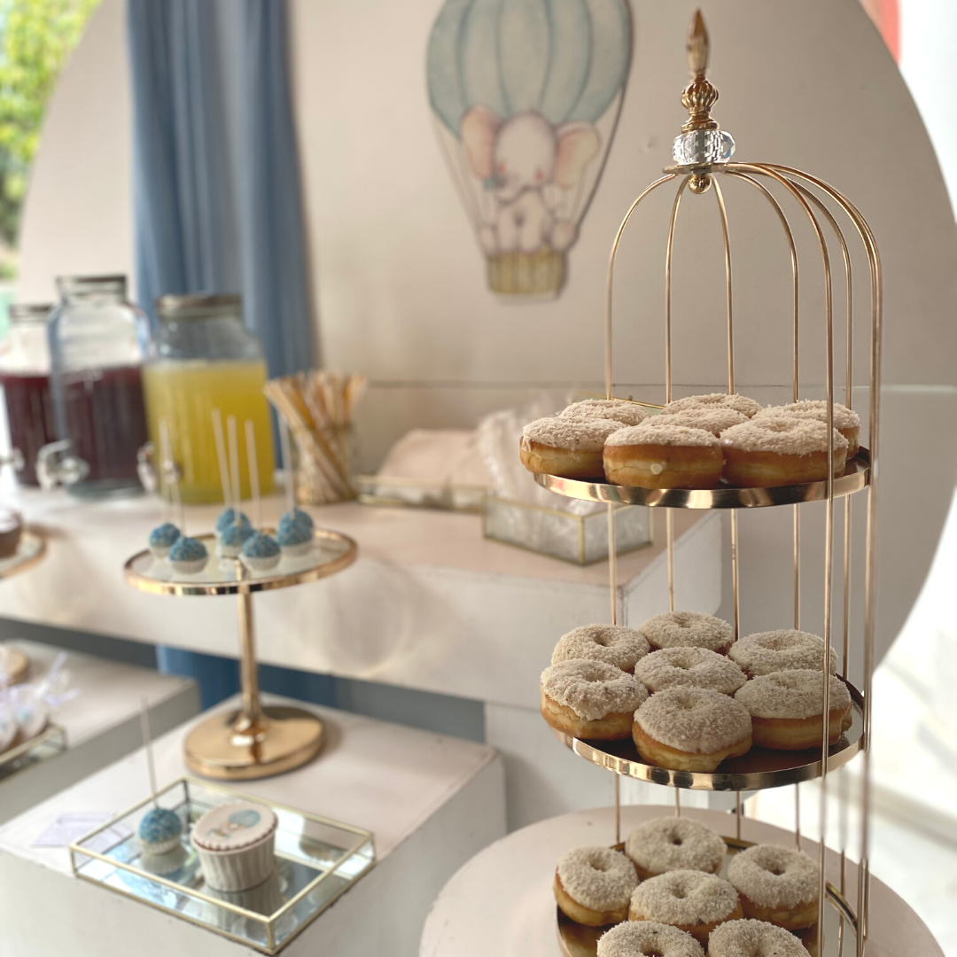 Candy bar βάπτισης για αγόρι με ελεφαντάκι