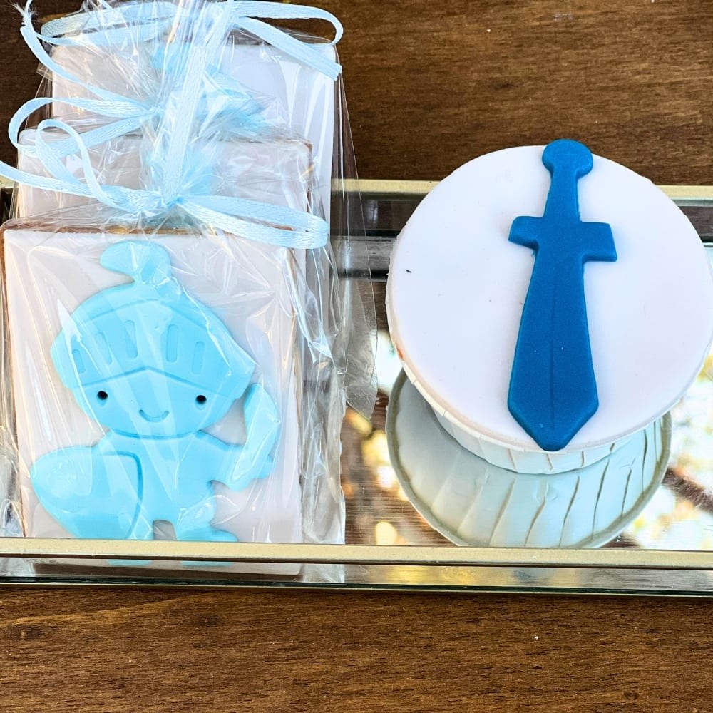 Candy bar βάπτισης για στολισμό με θέμα τον ιππότη