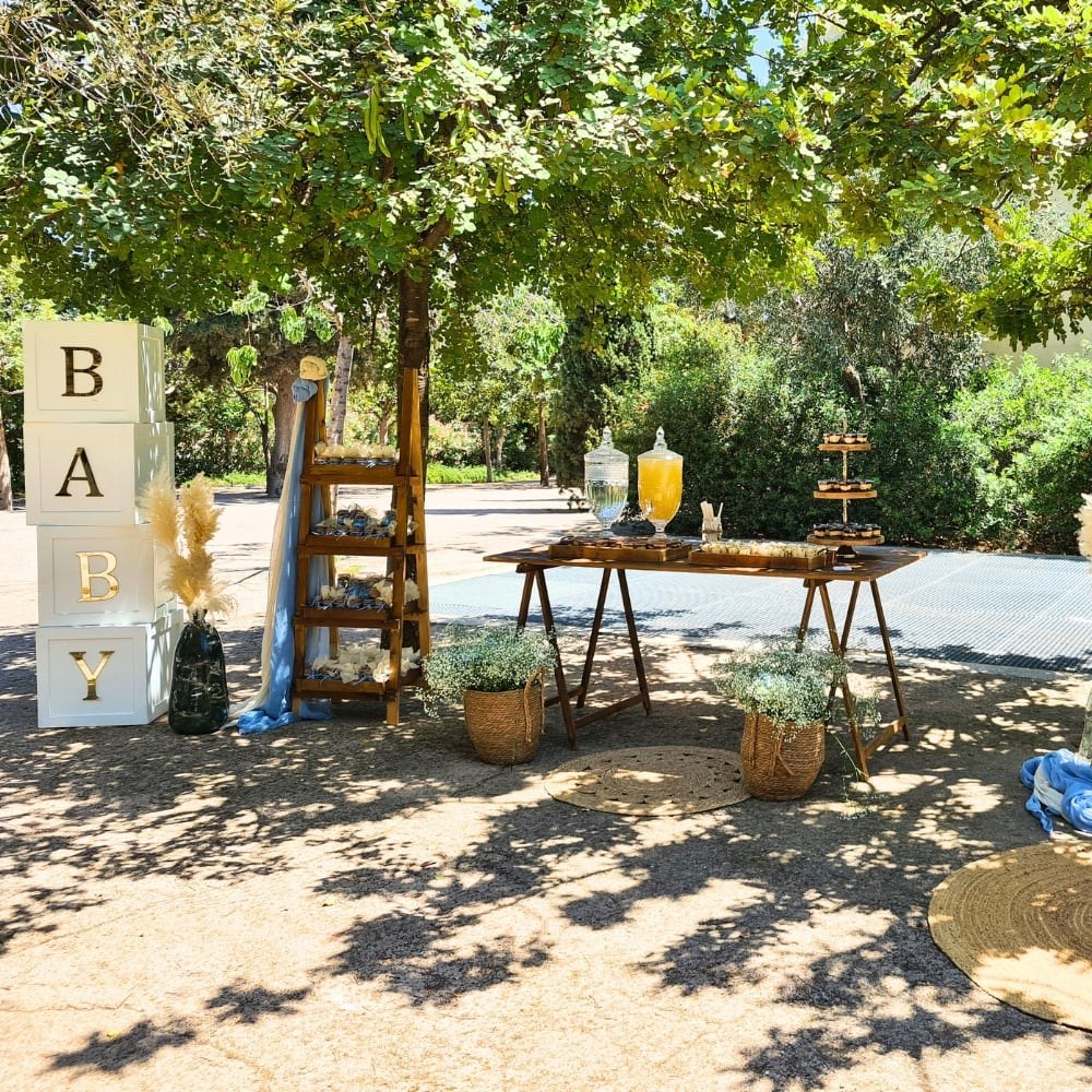 Candy bar βάπτισης για αγόρι