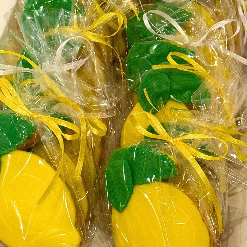 Candy bar βάπτισης με λεμόνια