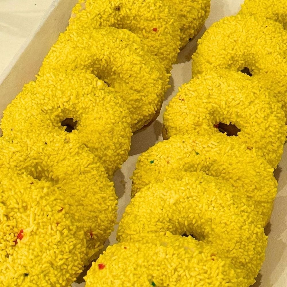 Candy bar βάπτισης με λεμόνια