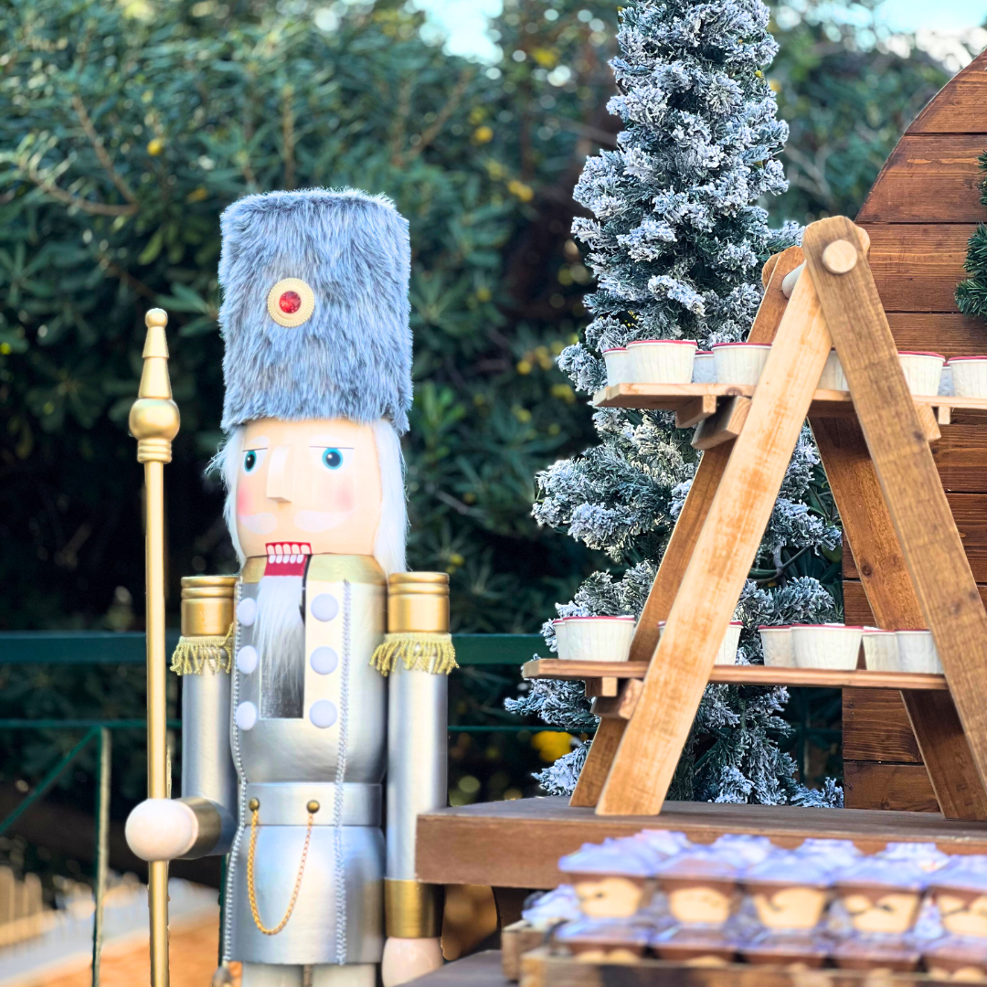 Χριστουγεννιάτικο candy bar βάπτισης για αγόρι