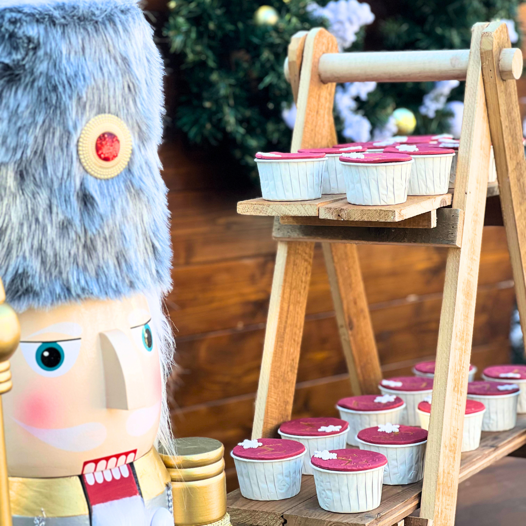 Χριστουγεννιάτικο candy bar βάπτισης για αγόρι