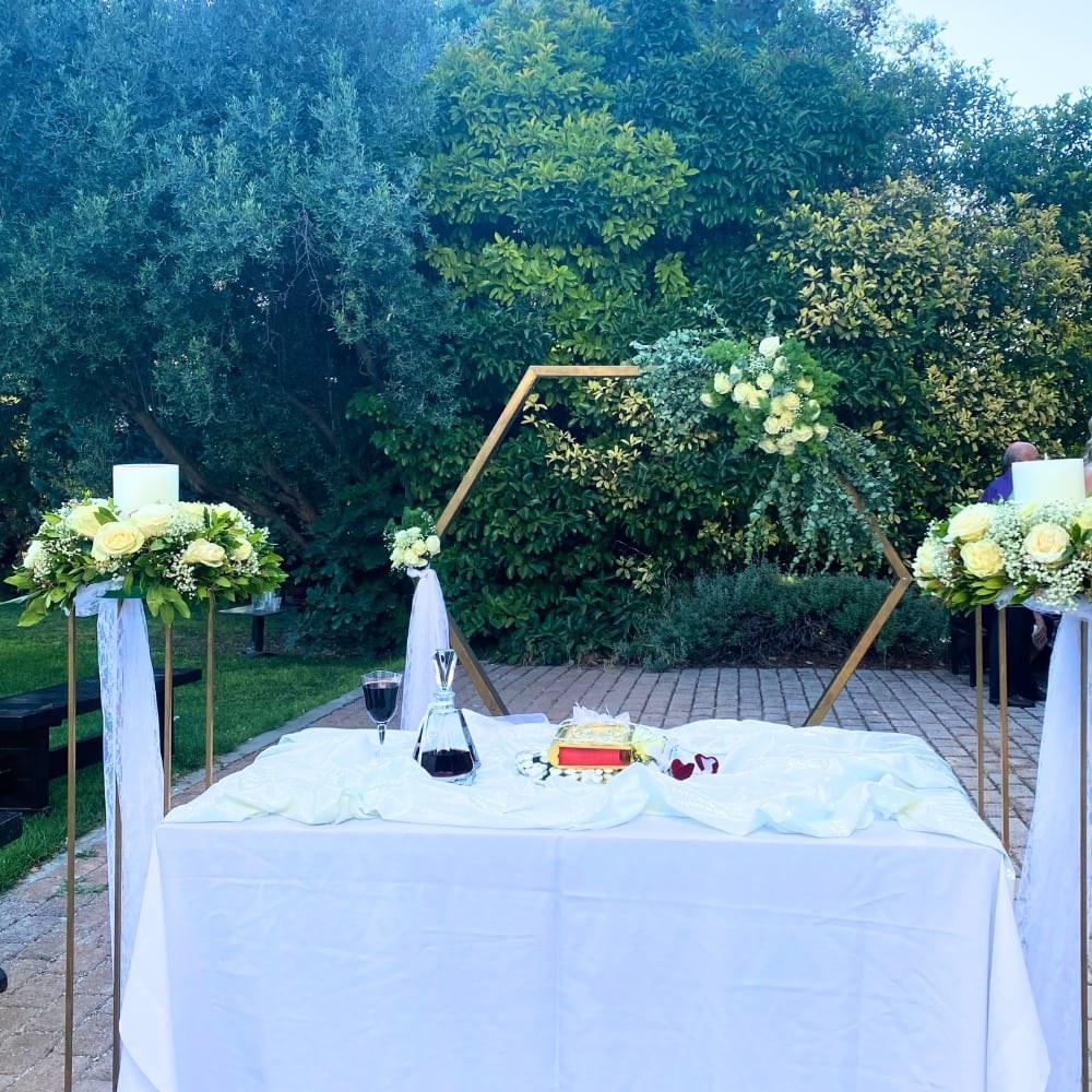 Elegant στολισμός γάμου