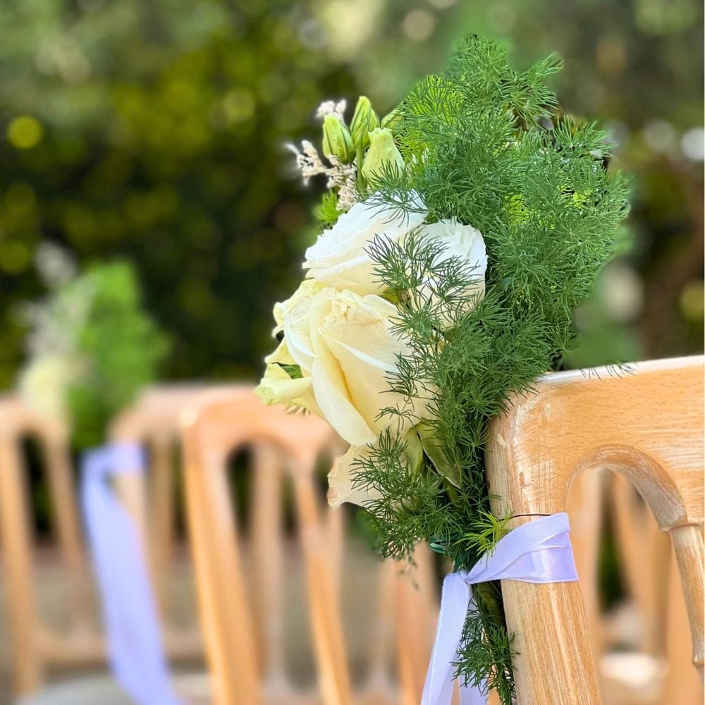 Διακόσμηση γάμου στο κτήμα Ρόδον