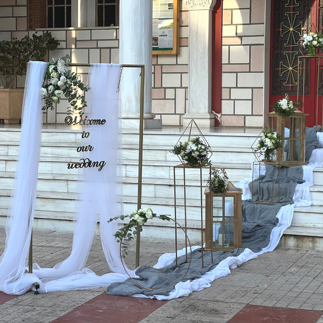 Elegant και ρομαντικός διακόσμηση γάμου