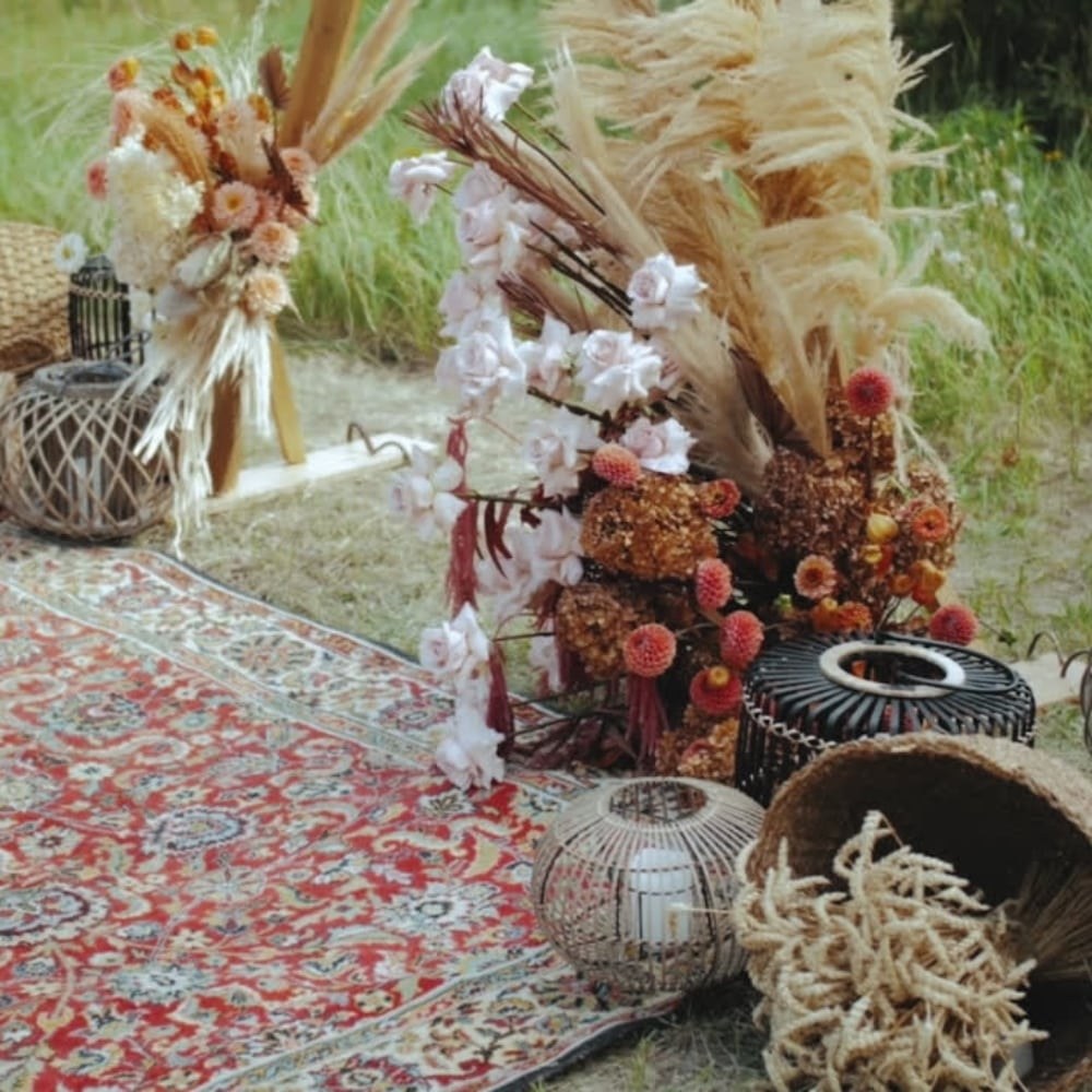 Ο στολισμός γάμου του Μάριου και της Ιφιγένειας - Στολισμός γάμου boho style