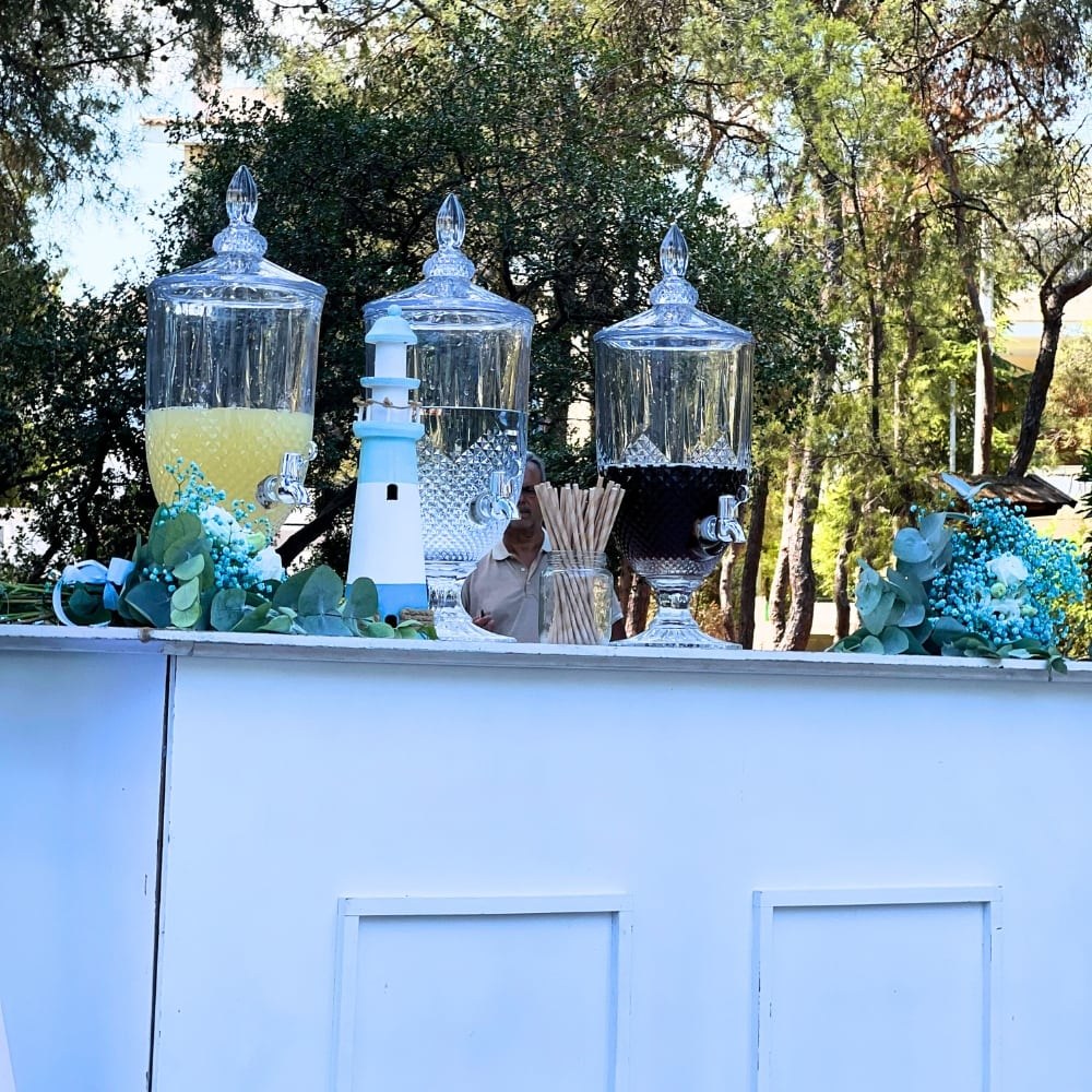 Refreshment bar βάπτισης με ναυτικό θέμα