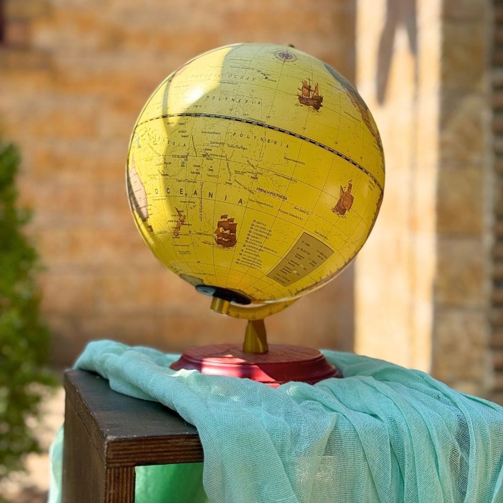 Στολισμός βάπτισης για αγόρι με θέμα το ταξίδι