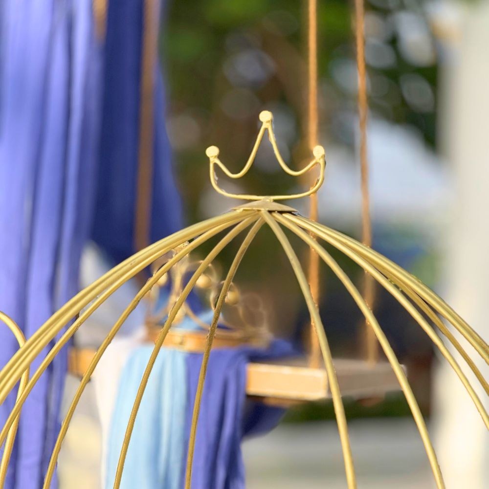 Στολισμός βάπτισης για αγόρι με άμαξα-κορώνα