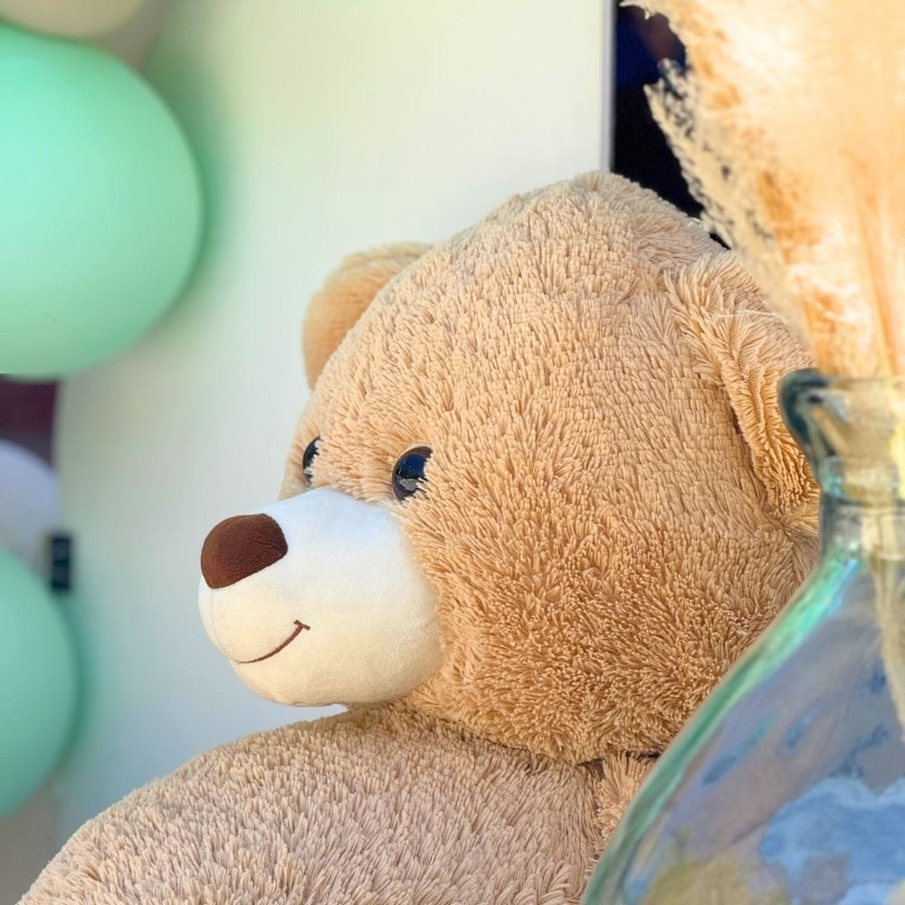 Στολισμός βάπτισης για αγόρι με θέμα το αρκουδάκι