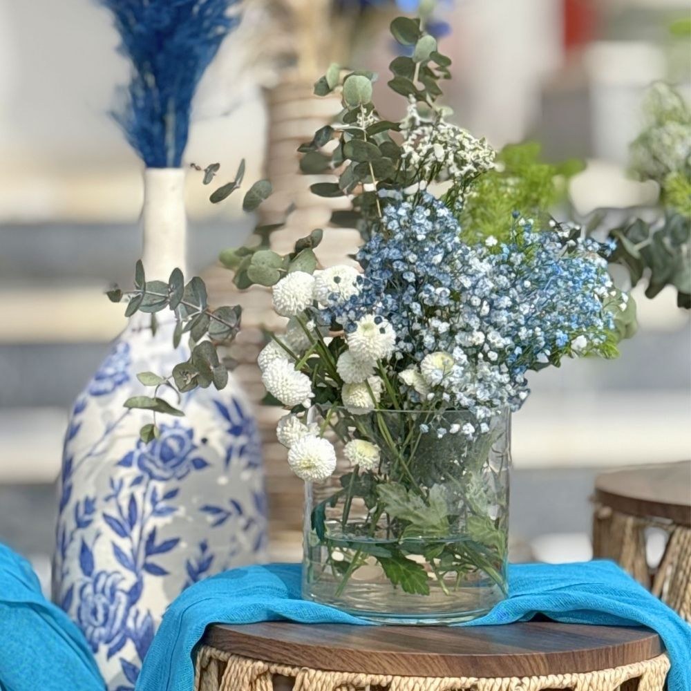 Στολισμός βάπτισης boho-chinoiserie