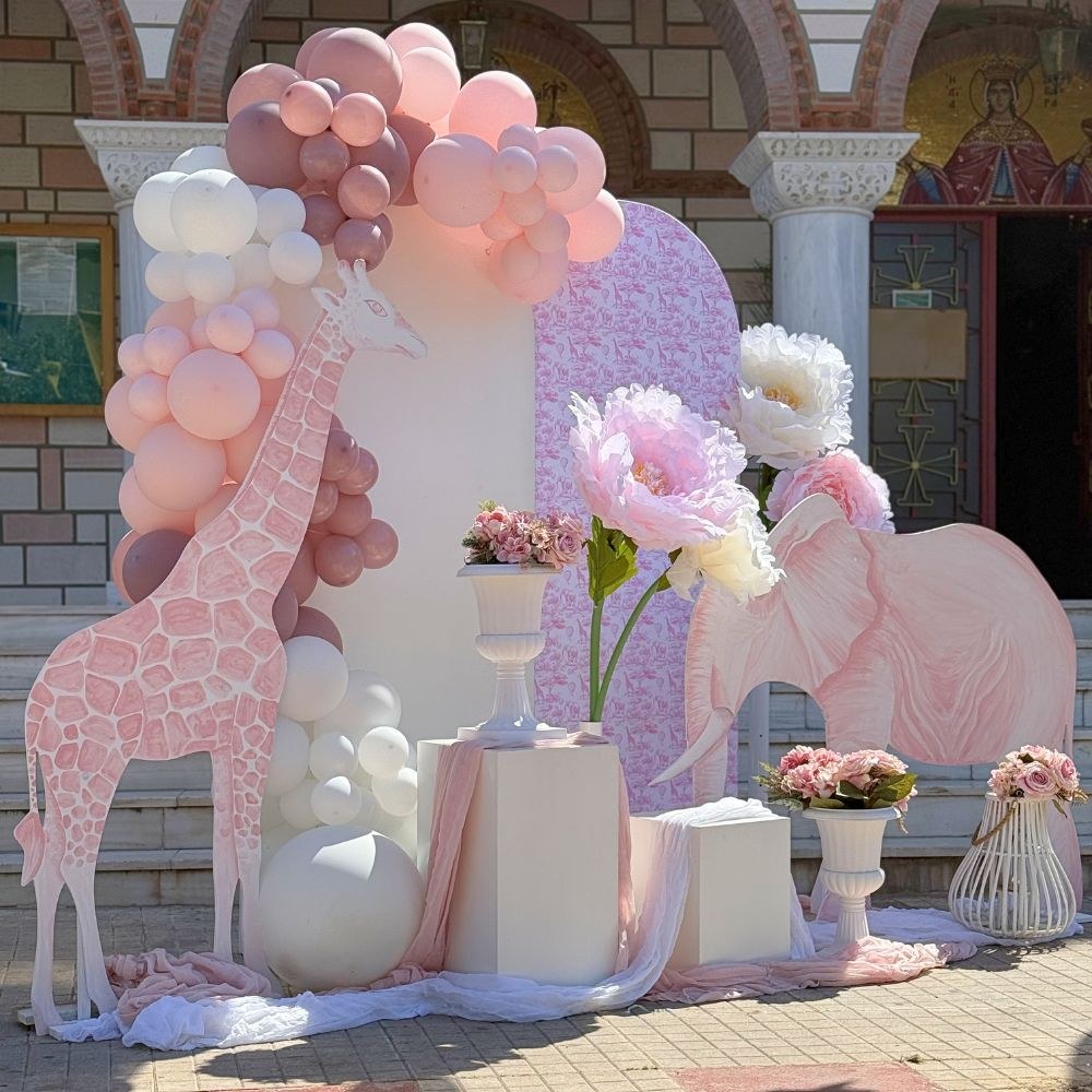 Στολισμός βάπτισης για κορίτσι baby dior