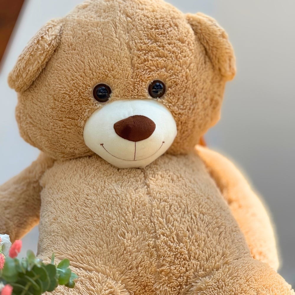 Στολισμός βάπτισης για κορίτσι με θέμα το αρκουδάκι