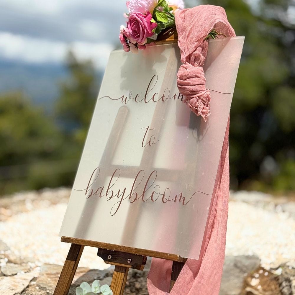 Boho στολισμός βάπτισης για κορίτσι