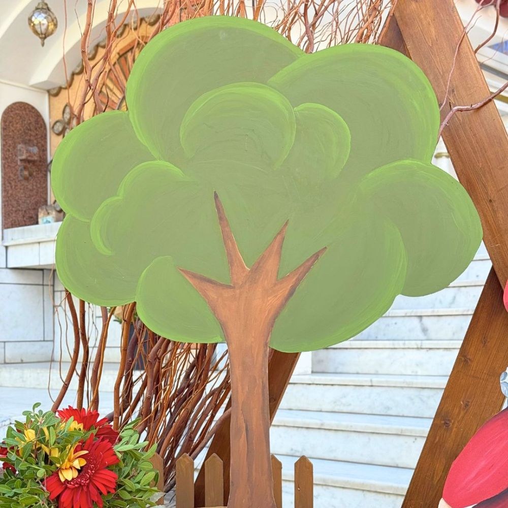 Στολισμός βάπτισης για κορίτσι με θέμα την Κοκκινοσκουφίτσα