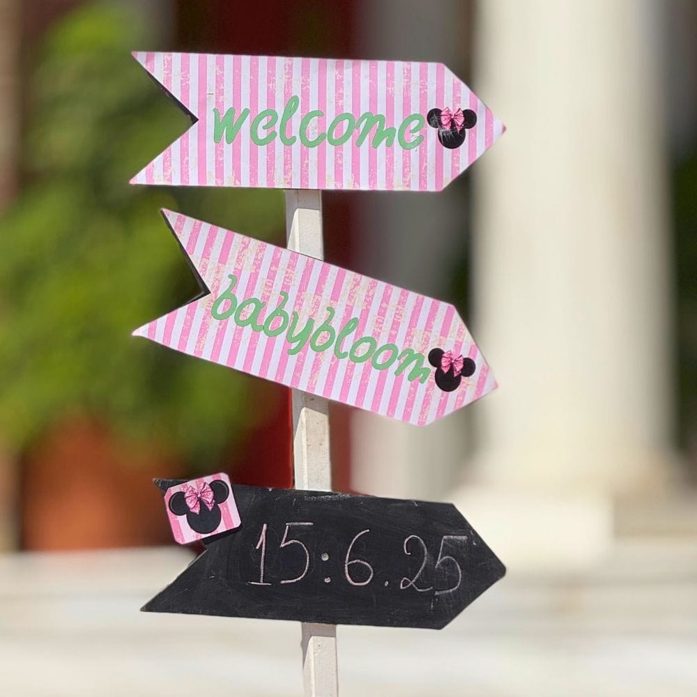 Στολισμός βάπτισης για κορίτσι με θέμα τη Minnie