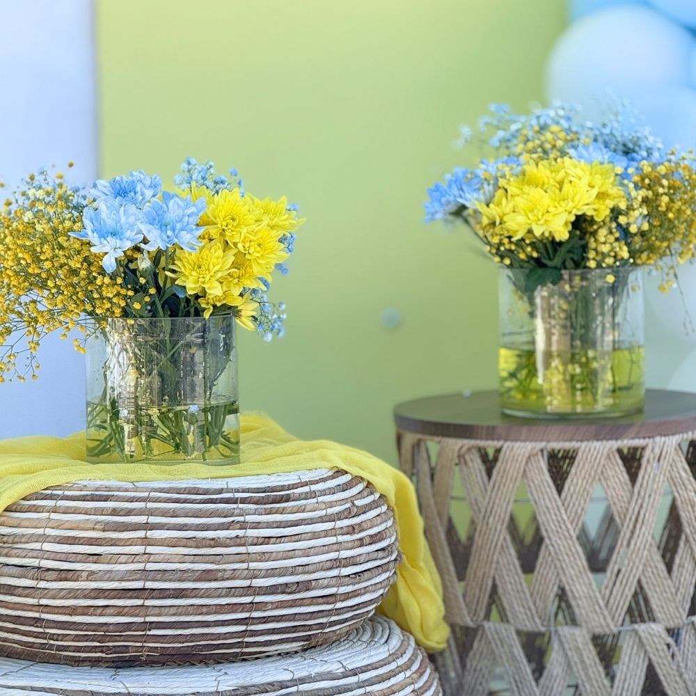 Στολισμός βάπτισης με θέμα τον ήλιο