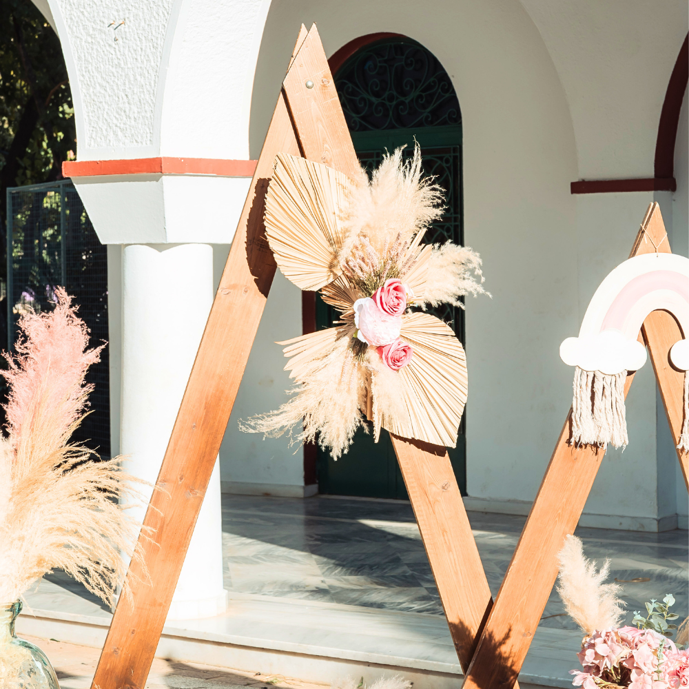 Στολισμός βάπτισης ουράνιο τόξο