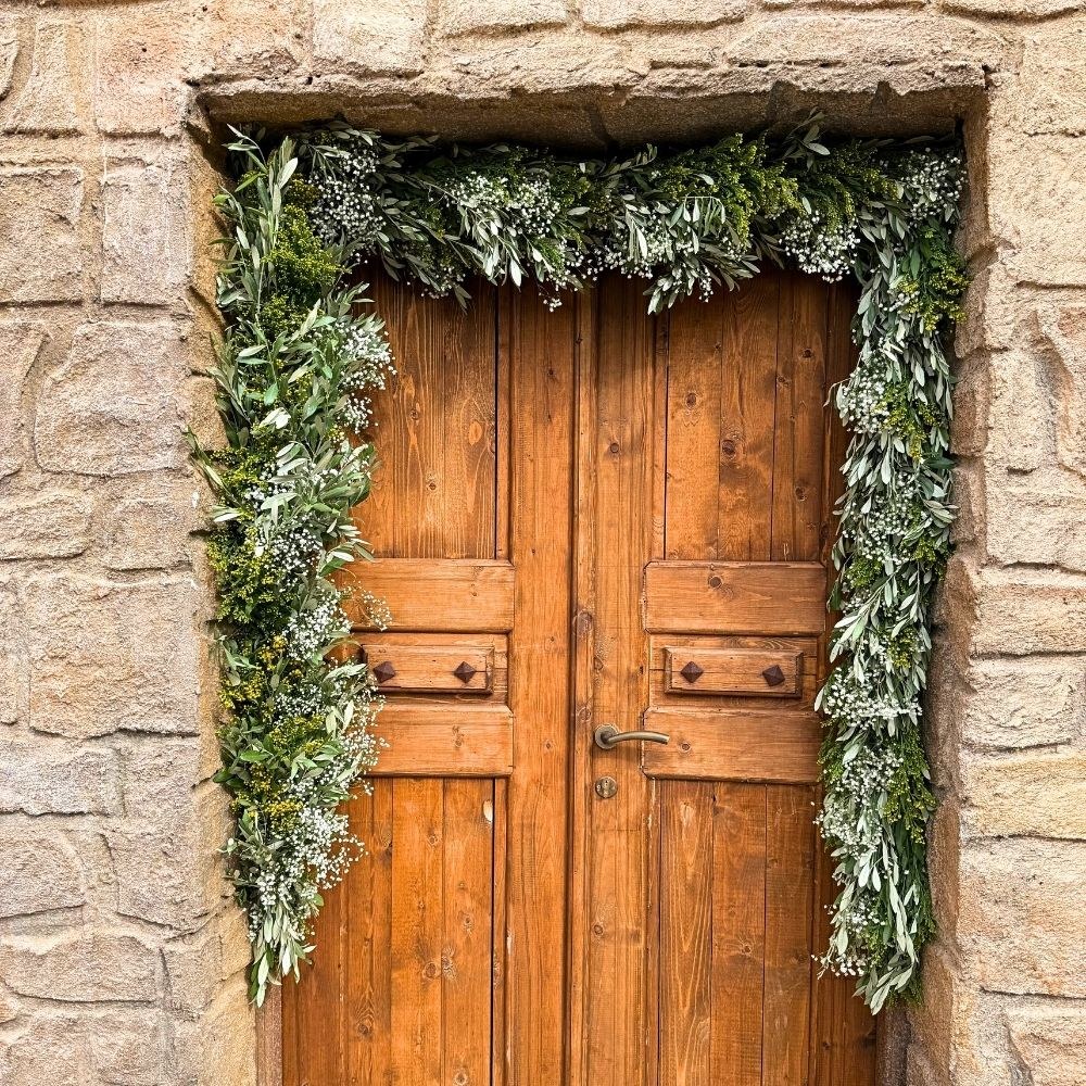 Στολισμός γάμου και βάπτισης με λεμόνια και ελιά