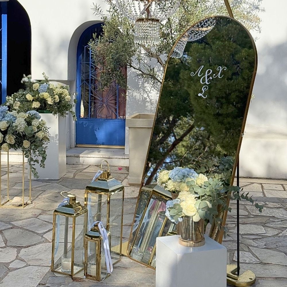 Στολισμός γάμου και βάπτισης σε χρυσό