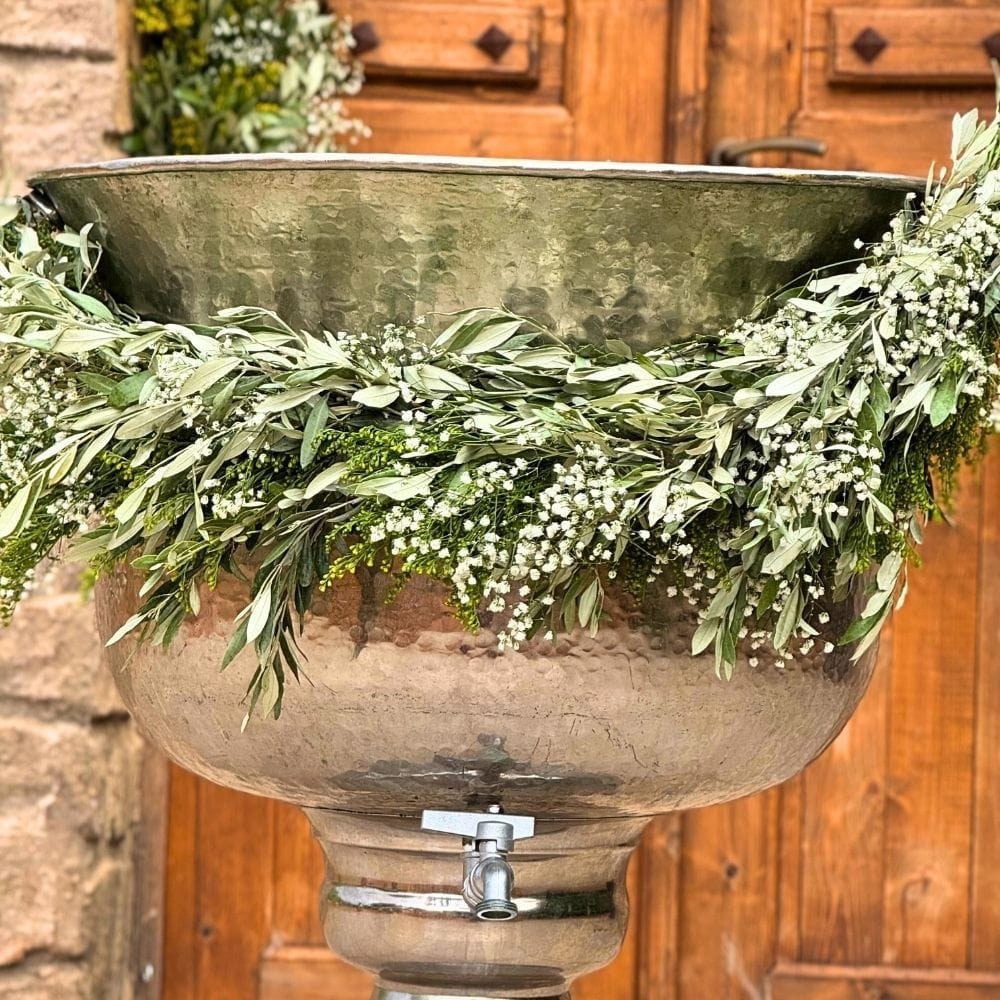 Στολισμός κολυμπήθρας για αγόρι με ελιά