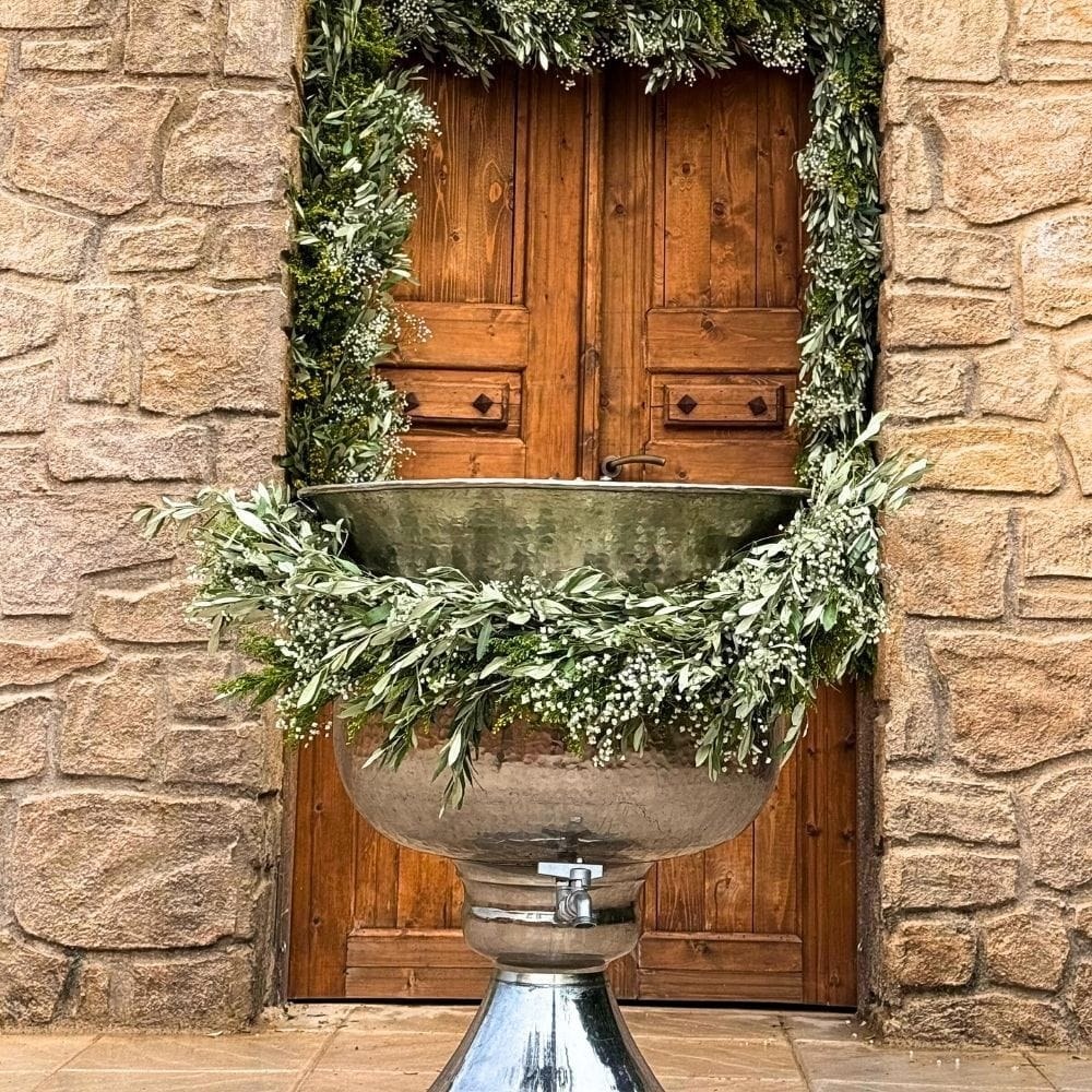 Στολισμός κολυμπήθρας για αγόρι με ελιά