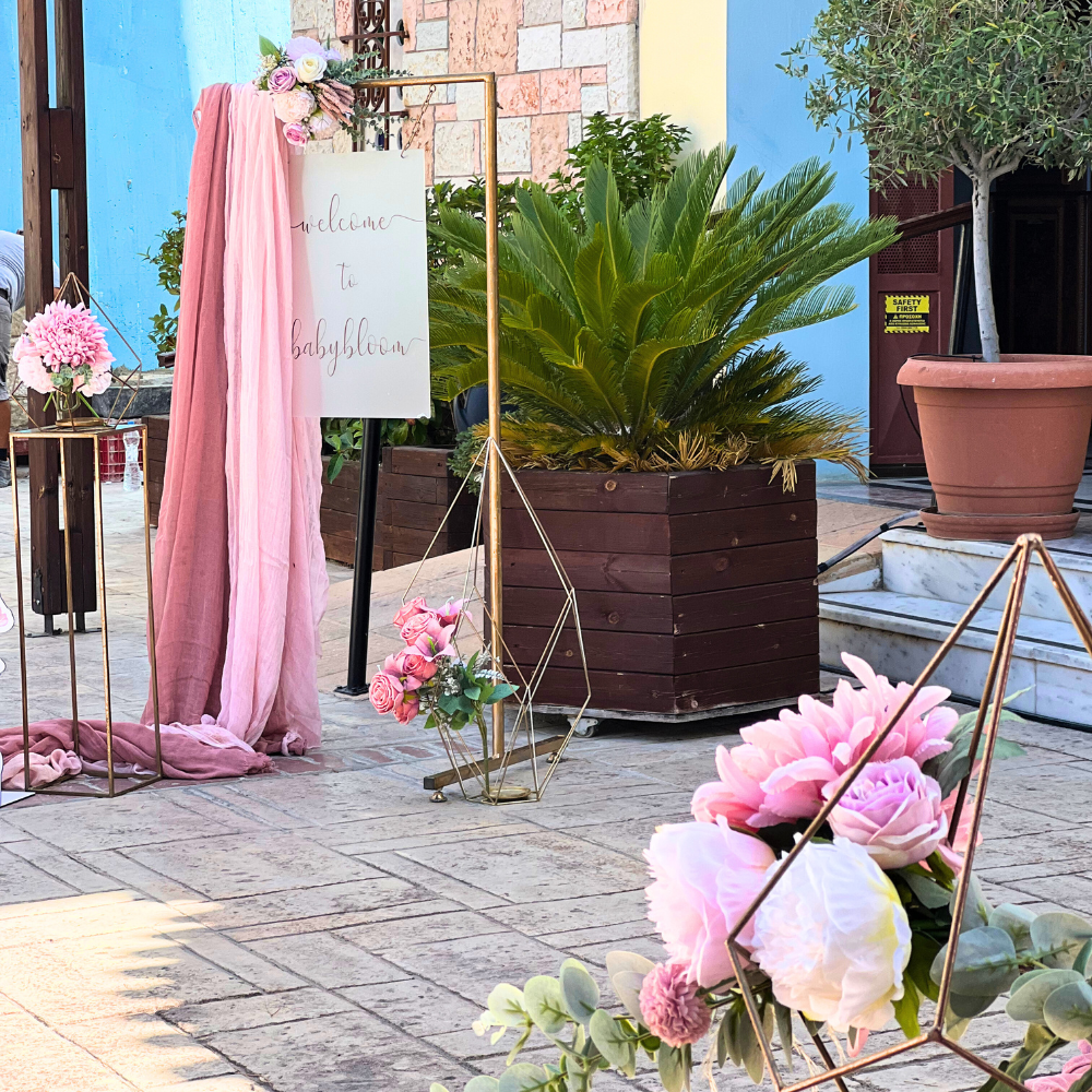 Στολισμός βάπτισης με αλεπού και ελαφάκι