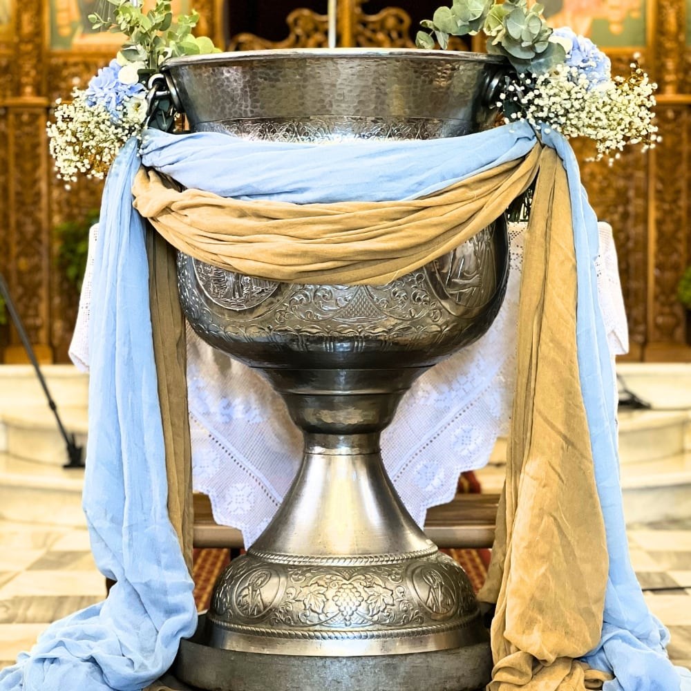 Στολισμός βάπτισης για κορίτσι με θέμα το αρκουδάκι