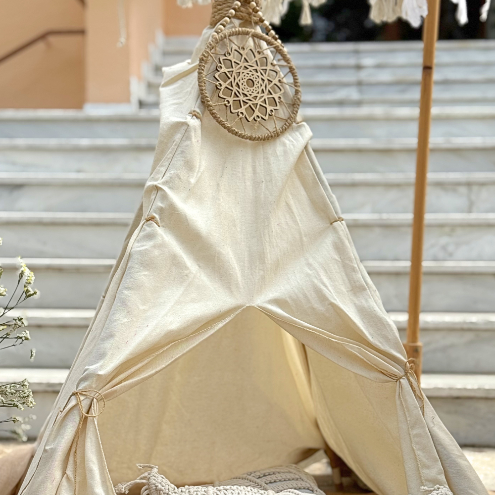 Boho στολισμός βάπτισης 