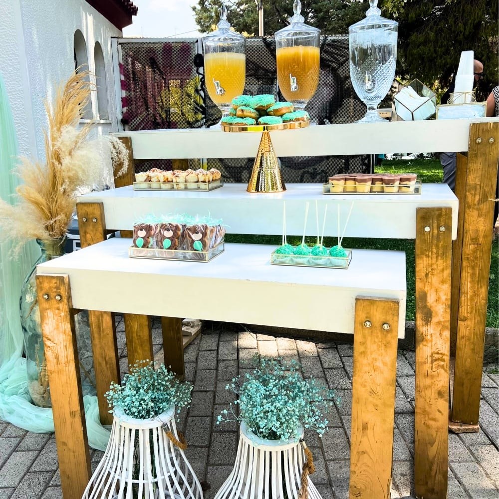 Candy bar βάπτισης για αγόρι 