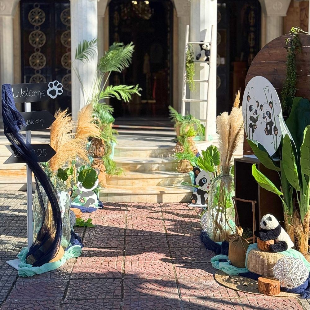 Στολισμός βάπτισης για αγόρι με θέμα το πάντα