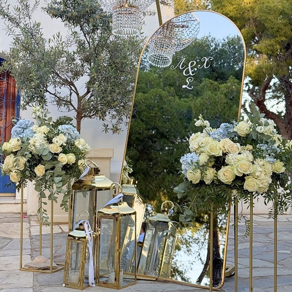 Στολισμός γάμου και βάπτισης σε χρυσό