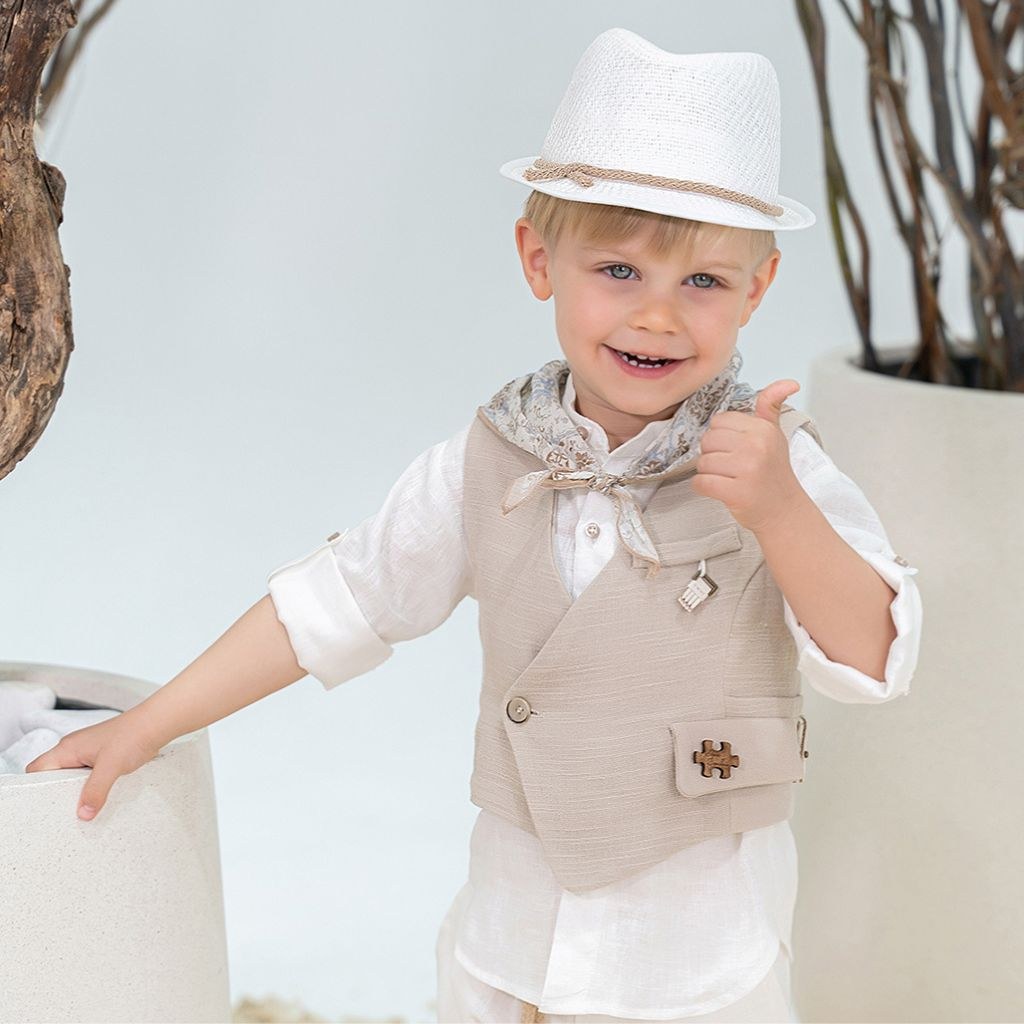 Βαπτιστικά ρούχα αγόρι SS26: Η νέα συλλογή της Stova Bambini & το modern tailoring