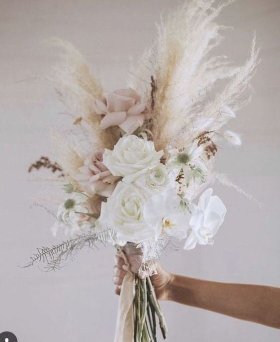 10+1 ιδέες για στολισμό γάμου Boho με Pampas Grass