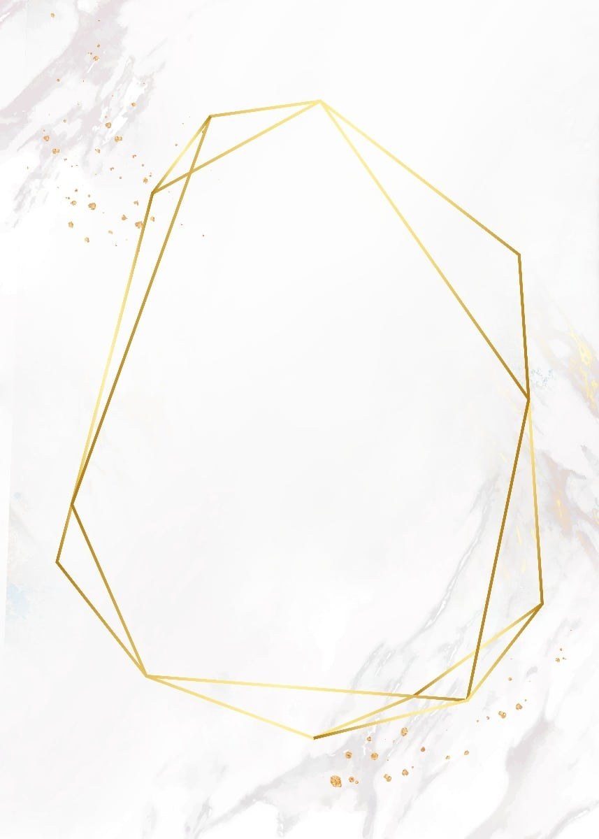 Στολισμός γάμου με γεωμετρικά σχήματα (πολύγωνο)