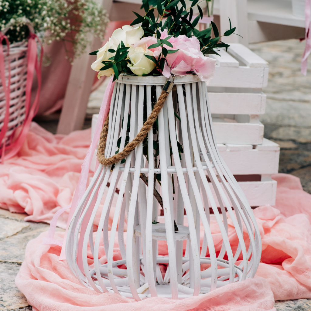 στολισμός βάπτισης για κορίτσι με θέμα ελεφαντάκι