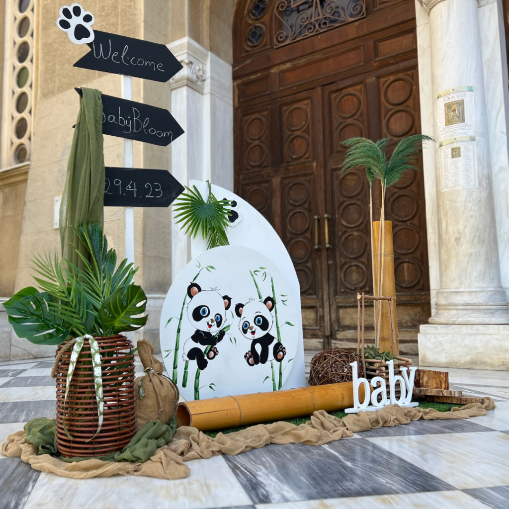 Στολισμός βάπτισης για αγόρι με θέμα το πάντα