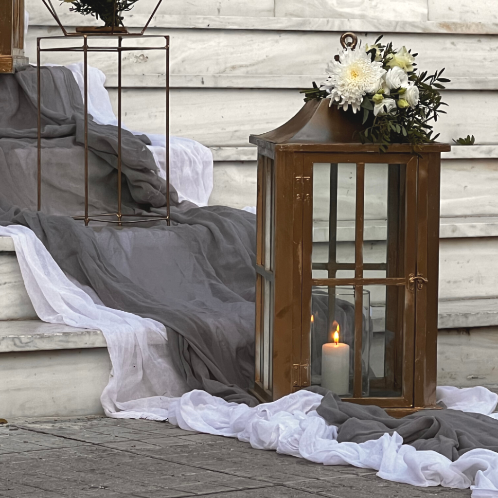 Elegant και ρομαντικός στολισμός γάμου