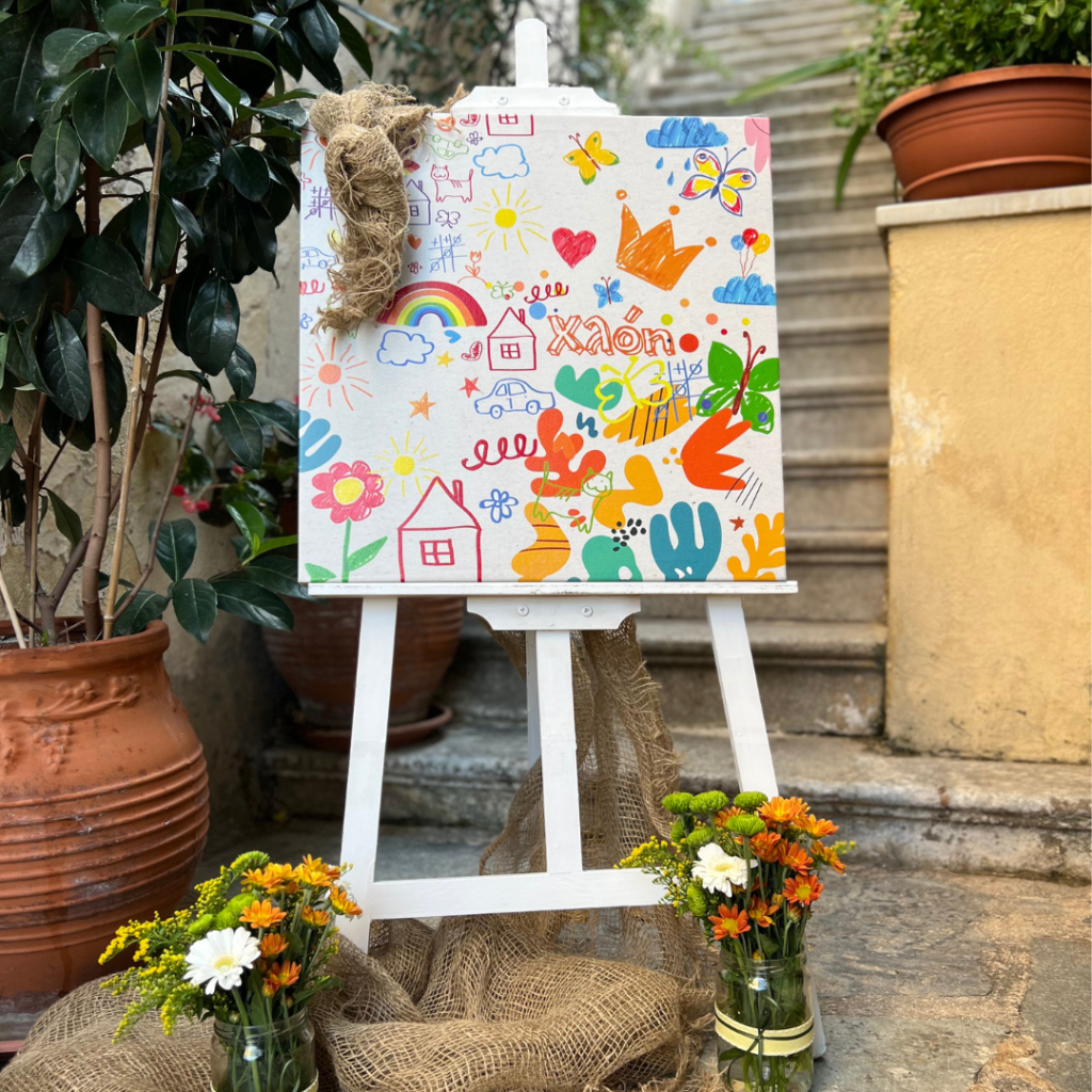 Ρομαντικός στολισμός βάπτισης για κορίτσι- Η βάπτιση της μικρής Χλόης