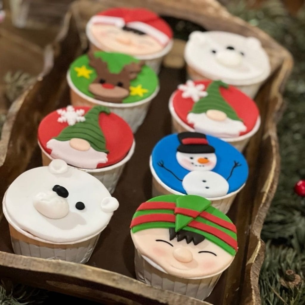 χριστουγεννιάτικο candy bar βάπτισης