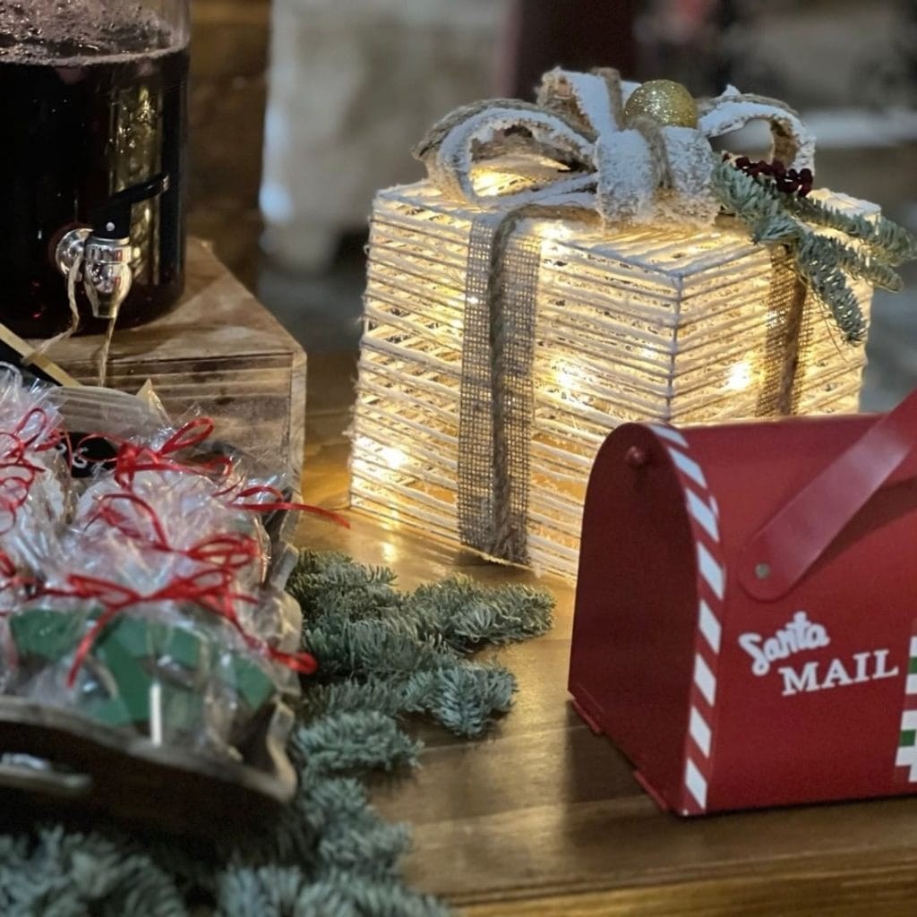 χριστουγεννιάτικο candy bar βάπτισης