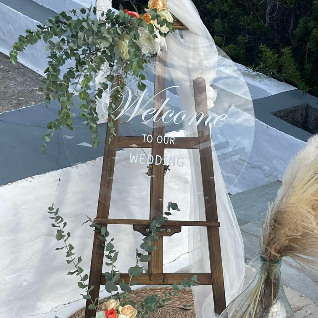 Στολισμός γάμου σε νησί - Ρομαντικός στολισμός γάμου στη Μήλο